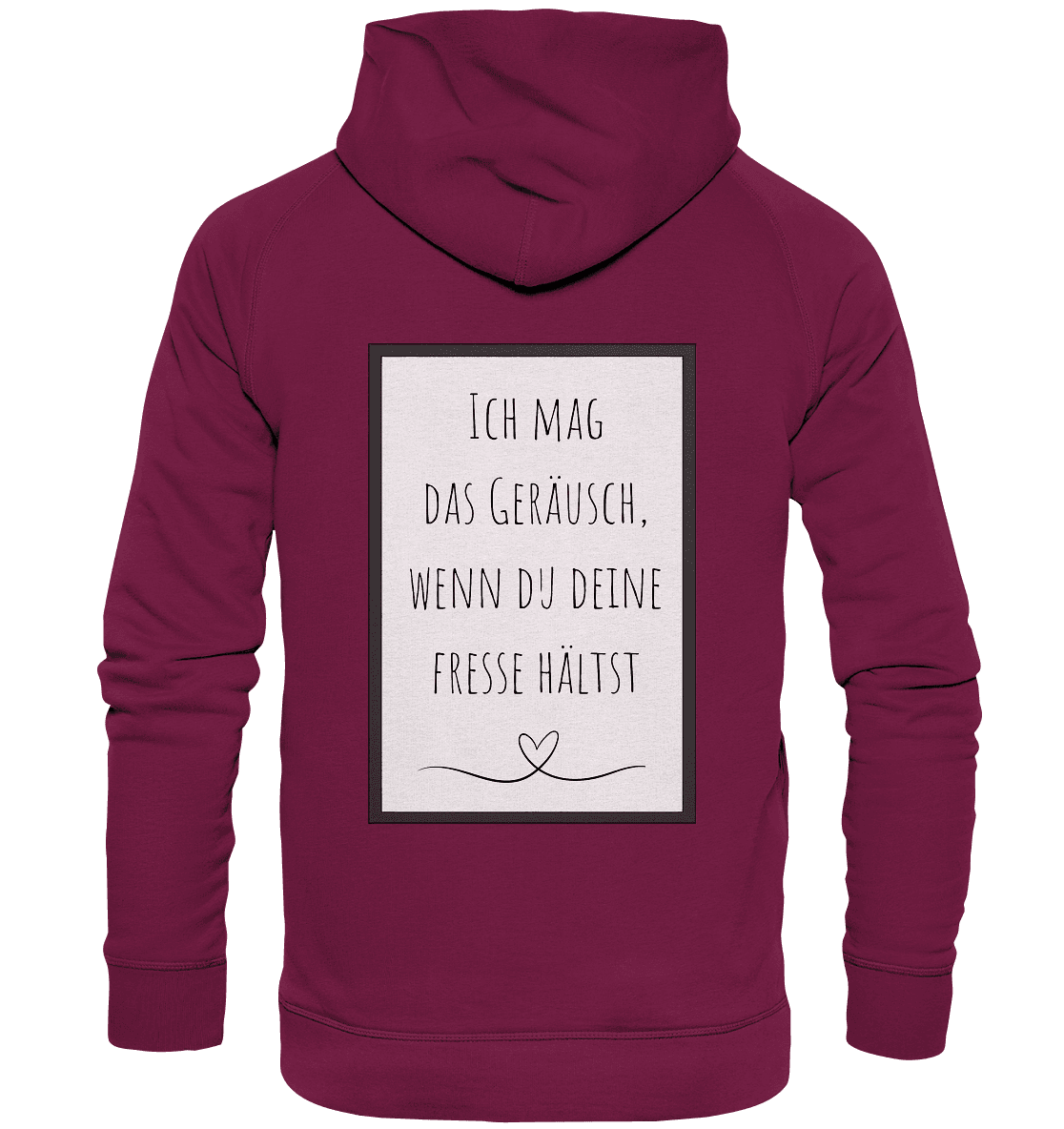 Ich mag das Geräusch – Basic Unisex Hoodie