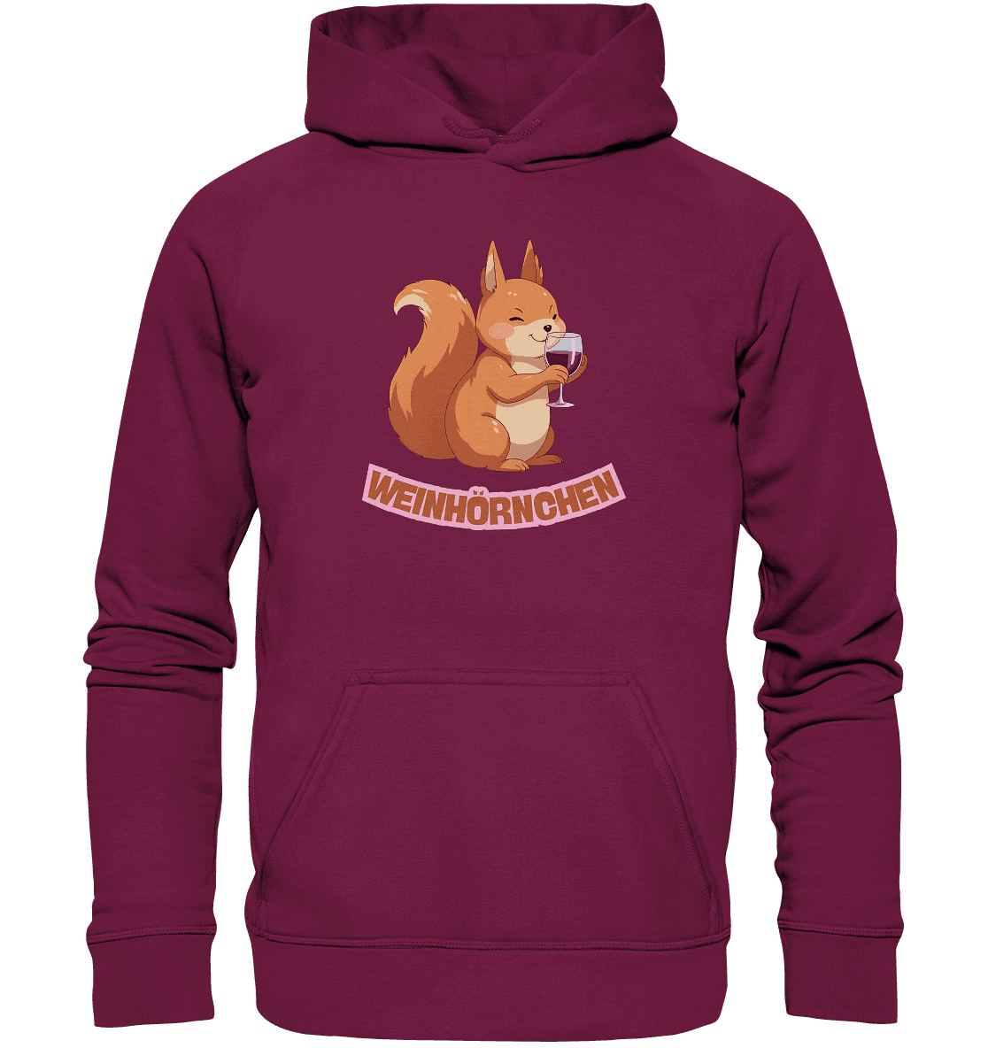 Weinhörnchen – Basic Unisex Hoodie