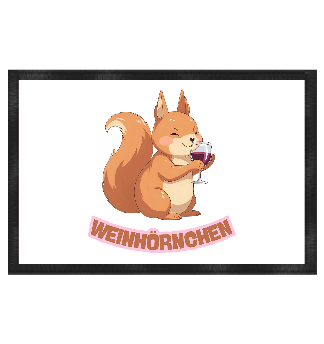 Weinhörnchen – Fußmatte 60x40cm