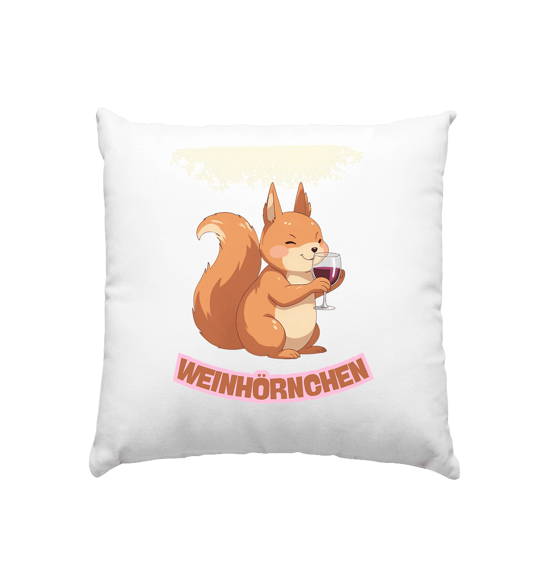 Weinhörnchen – Kissen 40x40cm