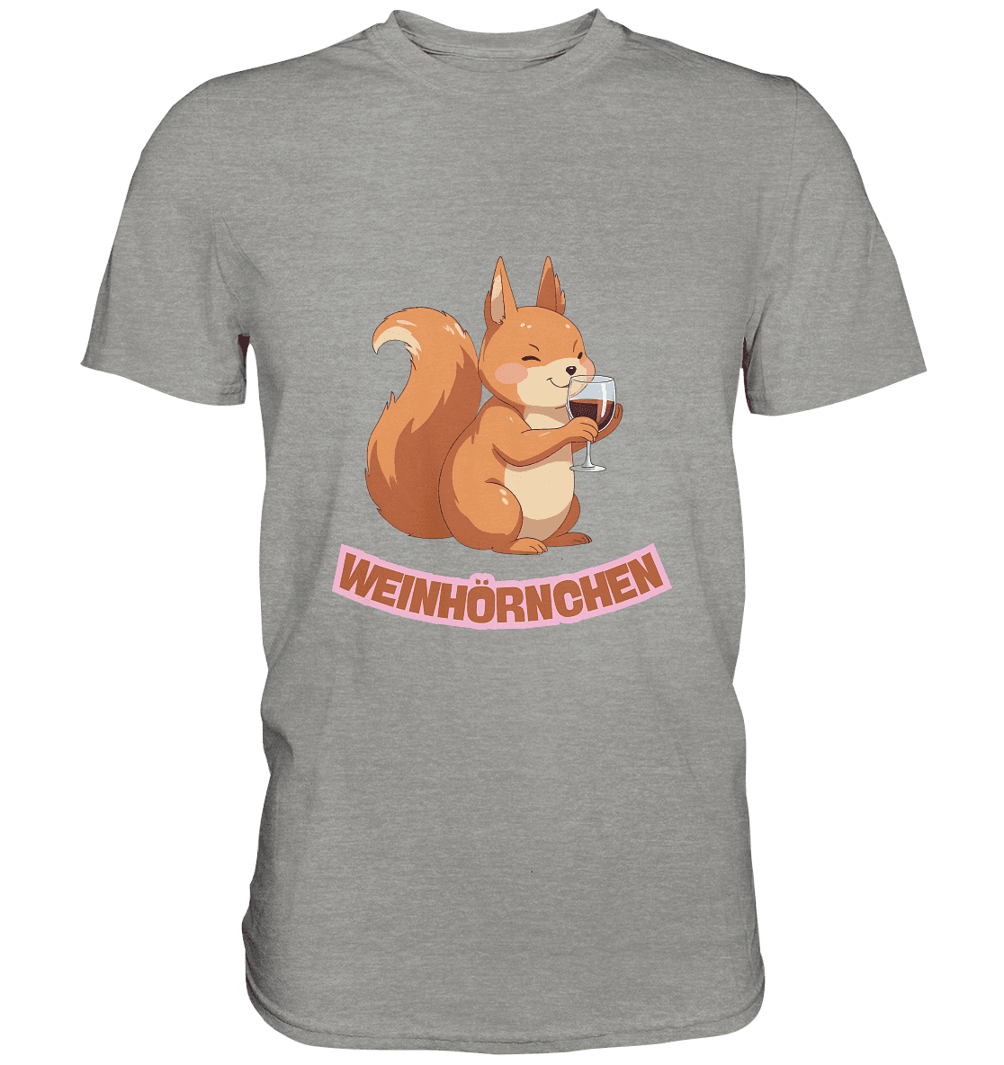 Weinhörnchen – Premium Shirt