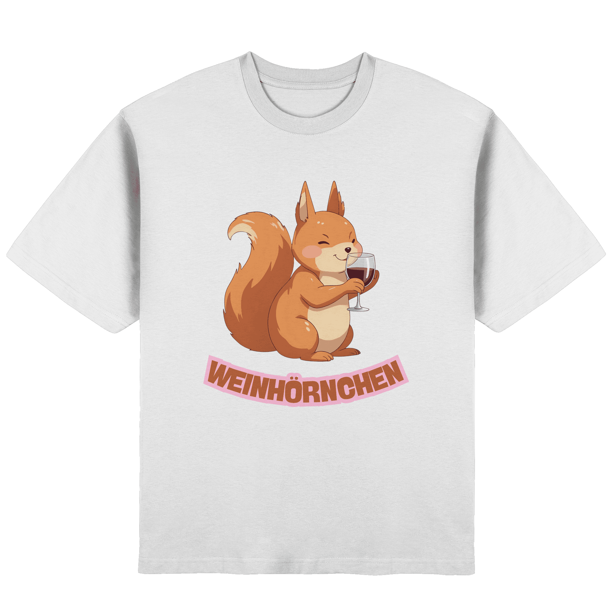 Weinhörnchen – Streetwear Oversized T-Shirt