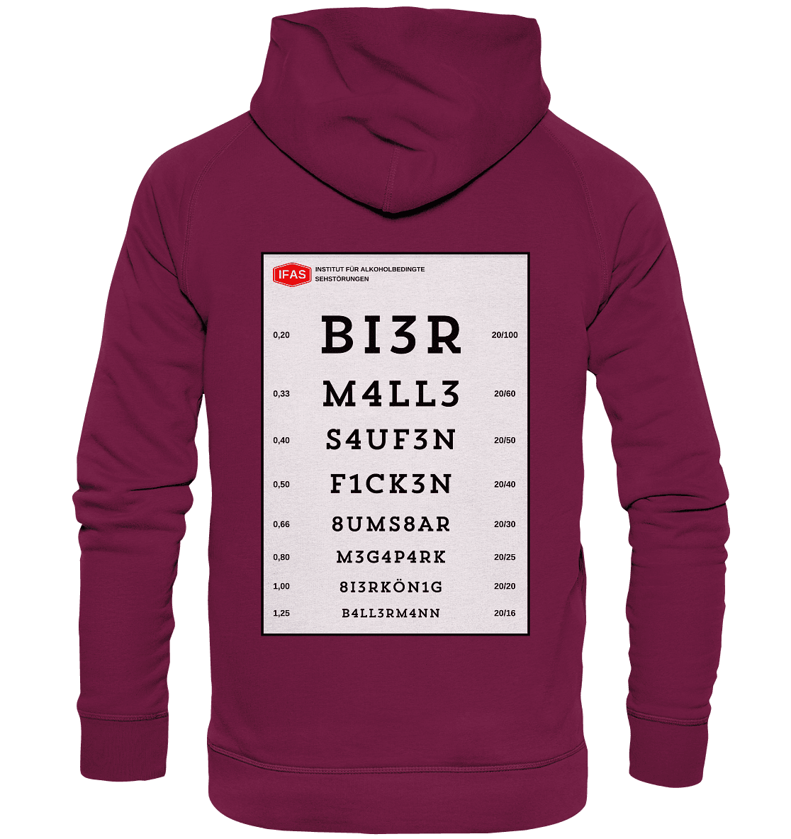 Sehtafel Malle – Hoodie